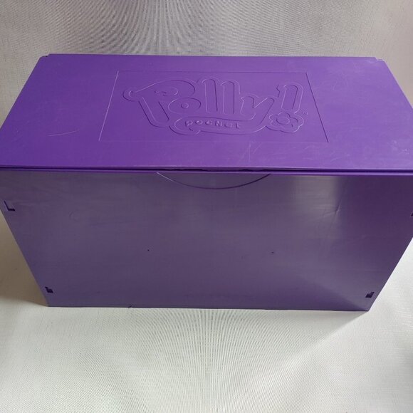 FUN Polly Pocket Toy Chest  Official LARGE Storage Bin with Lid, Decorative Box - Picture 1 of 8